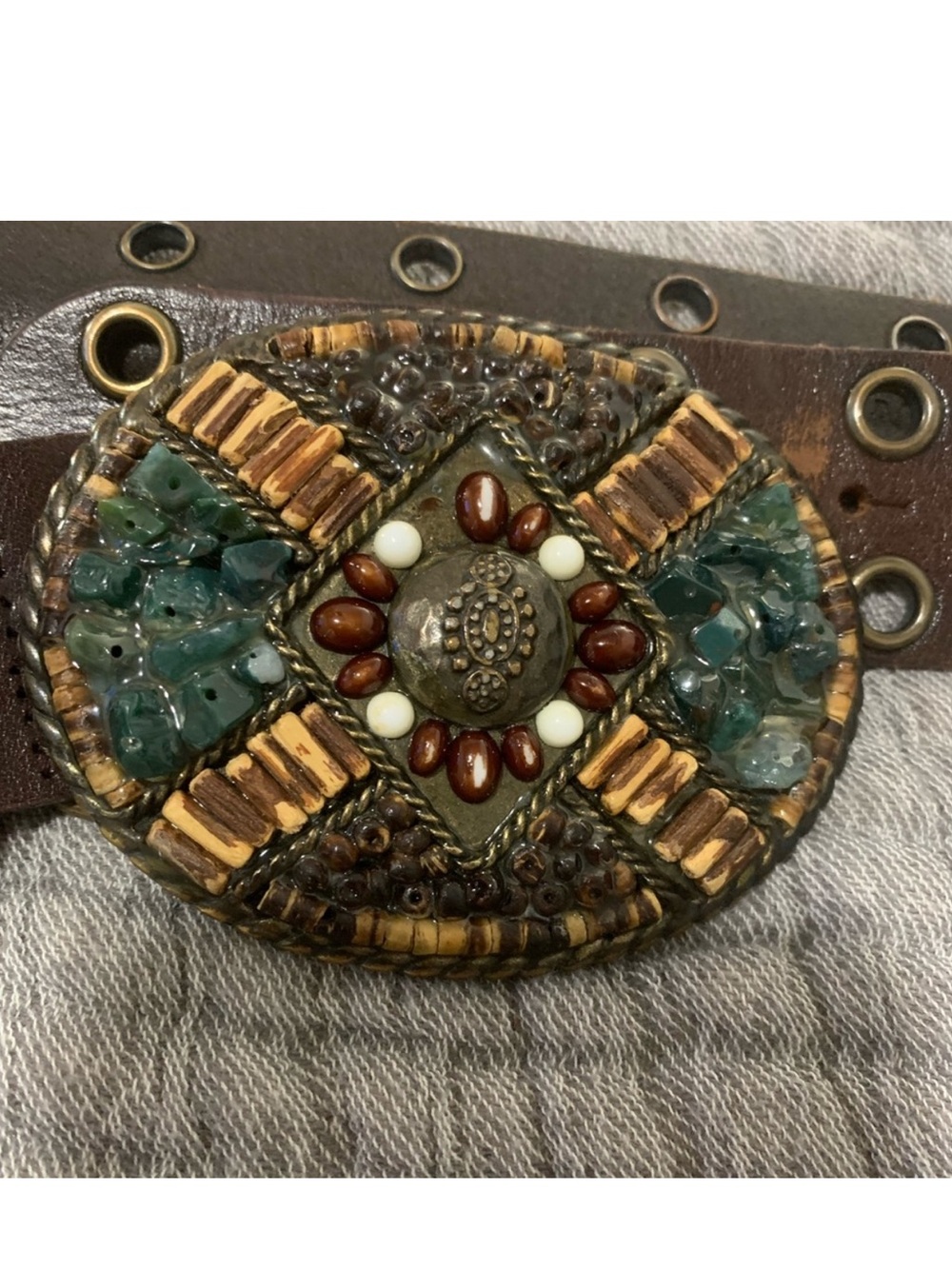 Lot of 3 Cabi Belts - Black, Brown, Multicolor - Size Medium - Picture 9 of 12